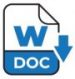 Word document download icon